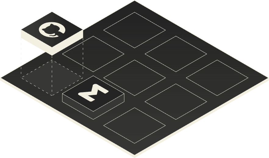 Provider surface grid connecting enterprise work systems